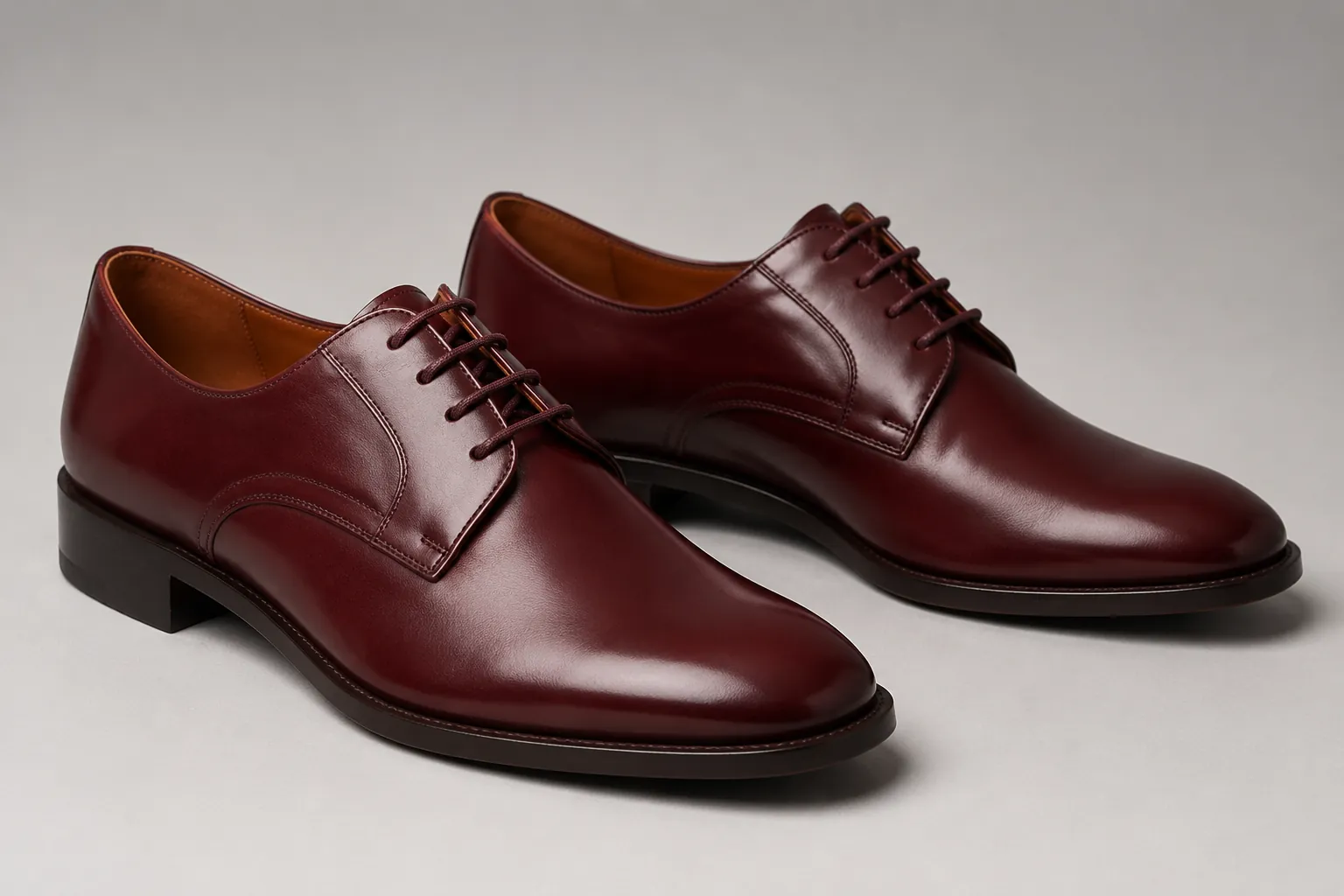 Leather shoe samples compared for a fashion-led men's chunky-loafer range