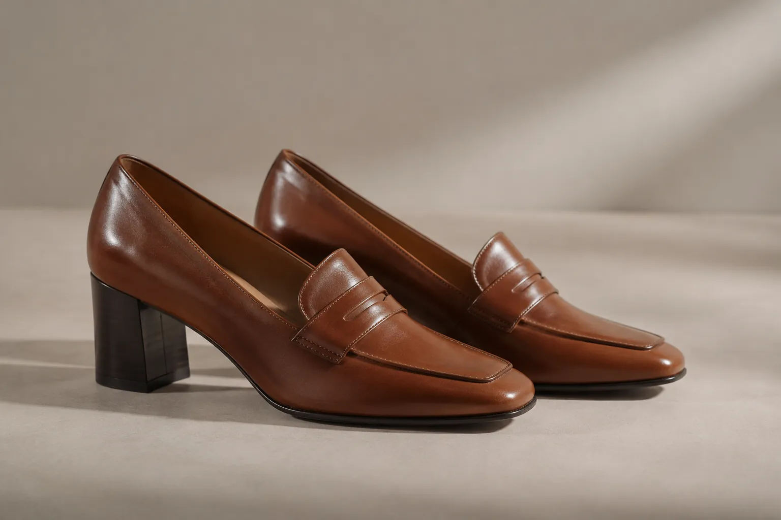 Women leather shoe collection prepared for sourcing review